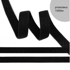 Резинка TBY бельевая (для бретелей) 10мм RBB05322 цв.F322 черный уп.1000м