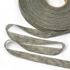 Лента Idealtex нитепрошивная клеевая по долевой 15мм 45г/м² в инд.упаковке серый 4715G рул.100м