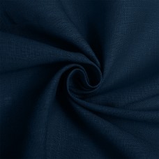 Ткань льняная 190 г/м² лен 40%, вискоза 60% шир.140 см TBY.Li.1002.49 цв.49 синий уп.2м