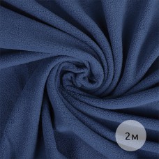 Ткань флис 2-х ст. TBY-0240-F218 240 г/м² 100% ПЭ шир.150см  цв.F218 пыльно-синий уп.2м