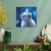 Алмазная мозаика 30х30 Голубоглазая кошка. Без подрамника