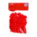 Сердечки декоративные, набор 100 шт., 2 см, цвет красный