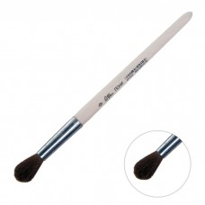 Кисть Пони круглая N 9 (диаметр обоймы 9 мм; длина волоса 28 мм), деревянная ручка, Calligrata