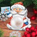 Новогодний ёлочный шар «Новый год! Дед Мороз с подарками» с 3D-аппликацией