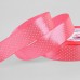 Лента атласная «Горошек», 25 мм × 23 +- 1 м, цвет розовый N005