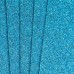 Фоамиран Голубой блеск 2 мм формат А4 (набор 5 листов)