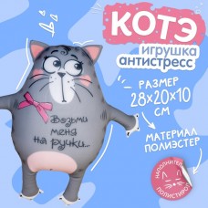 Игрушка-антистресс «Возьми меня на ручки», кот