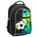 Рюкзак школьный, 39 х 24 х 19 см, эргономичная спинка, Calligrata А Футбол, чёрный