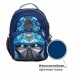 Рюкзак школьный, 36 х 23 х 13 см, эргономичная спинка, Calligrata П Трансформер, синий