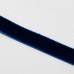 Лента бархатная, 10 мм, 18 +- 1 м, цвет синий N47