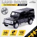 Машина металлическая LAND ROVER DEFENDER, 1:32, открываются двери, инерция, цвет чёрный