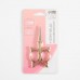 Ножницы для рукоделия «Бабочка», скошенное лезвие, 3,5, 9 см, цвет золотой
