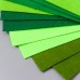 Фетр Оттенки зелёного жёсткий, 1 мм (набор 10 листов) формат А4
