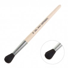 Кисть Белка круглая N10 (диаметр обоймы 10 мм; длина волоса 30 мм), деревянная ручка, Calligrata