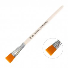 Кисть Синтетика Плоская N20 (ширина обоймы 20 мм; длина волоса 20 мм), деревянная ручка, Calligrata