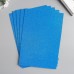 Фоамиран Неоновый блеск - синий 2 мм формат А4 (набор 5 листов)
