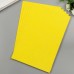 Фоамиран Неоновый блеск - жёлтый клеевая основа, 2 мм формат А4 (набор 5 листов)