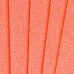 Фоамиран Неоновый блеск - яркий оранж 2 мм формат А4 (набор 5 листов)