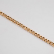 Цепочка для сумки, железная, 4,35 × 5,8 мм, 10 +- 0,5 м, цвет золотой
