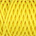Шнур для вязания Классик без сердечника 100% полиэфир ширина 4мм 100м (лимонный)