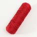 Шнур для вязания Классик без сердечника 100% полиэфир ширина 4мм 100м (т.красный)