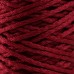 Шнур для вязания Классик без сердечника 100% полиэфир ширина 4мм 100м (вишневый)