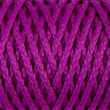 Шнур для вязания Классик без сердечника 100% полиэфир ширина 4мм 100м (фиолетовый)