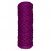Шнур для вязания Классик без сердечника 100% полиэфир ширина 4мм 100м (фиолетовый)