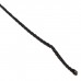 Шнур для вязания Классик без сердечника 100% полиэфир ширина 4мм 100м (черный)