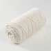 Шнур для вязания Пухлый 100% хлопок ширина 5мм 100м (молочный)