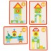 Детская развивающая игра EVA «Маленький строитель 1», изучение форм / цветов, виды МИКС, Крошка Я