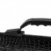 Папка деловая, искусственная кожа, 370 х 275 х 50 мм, ручка-трансформер, 3Д54 Крокодил, черная