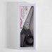 Ножницы «Зигзаг», 9, 23 см, шаг - 3 мм, цвет чёрный