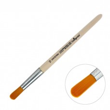 Кисть Синтетика Круглая N10 (диаметр обоймы 10 мм; длина волоса 30 мм), деревянная ручка, Calligrata