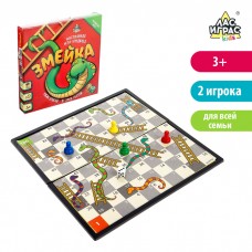 Настольная игра-бродилка «Змейка», пластиковое поле, 2 игрока, 3+