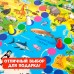 Настольная игра-бродилка «Путешествие вокруг света», набор пластиковых животных, карточки, 2-4 игрока, 3+