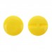 Пуговица большая гладкая, диаметр 37 мм, в наборе 50 шт., цвет жёлтый