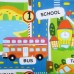 Игровой коврик для детей на фольгированной основе «Транспорт и дороги», размер 180х100x0,5 см, Крошка Я