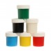 Краски пальчиковые набор 6 цветов x 20 мл Calligrata, для детей от 1 года
