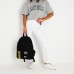 Рюкзак школьный молодёжный «Штрихкод», 33х13х37 см, отдел на молнии, наружный карман, цвет чёрный
