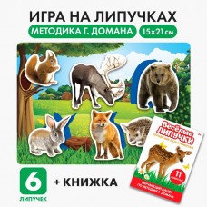 Игра на липучках «Изучаем мир лесных животных», методика Домана