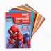 Набор Человек-паук А4: 8л цветного одностороннего картона + 8л цветной двусторонней бумаги