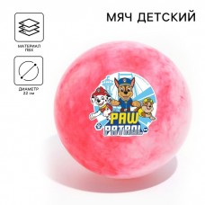 Мяч детский Paw Patrol, 22 см, 60 г, мрамор, МИКС