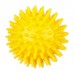 Развивающий массажный мячик, диаметр 8 см, цвет желтый Крошка Я