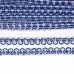 Тесьма плетёная сине-белый в рулоне 20 метров