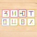 Игровой набор с палочками «Изучаем буквы», в пакете