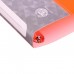 Папка на 4 кольцах А4, Calligrata, 25 мм, 700 мкм, внутренний и торцевой карман, оранжевый неон