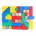 Набор цветных кубиков, «Животные», 38 элементов, 4х4 см