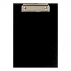 Планшет с зажимом А5, 2 мм, Calligrata, картон/бумвинил, чёрный (клипборд)