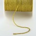 Нить для плетения, d = 1 мм, 25 +- 1 м, цвет золотой